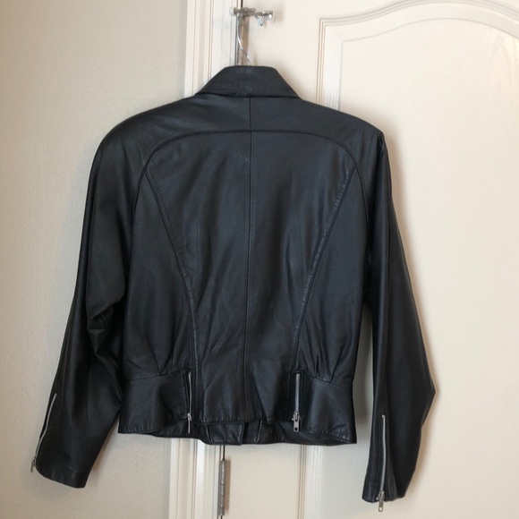 Roxciticus | Vintage leather moto zipper jacket - Picture 4 of 5
